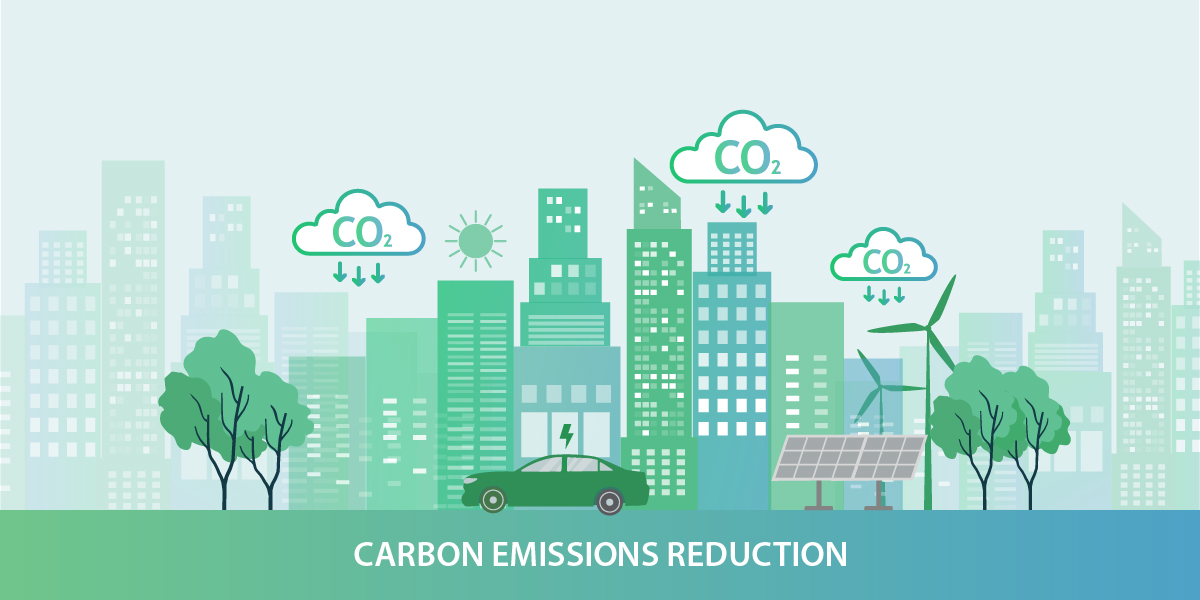 Carbon emissions can be reduced by switching to lower-carbon options such as solar, wind, and electric vehicles.