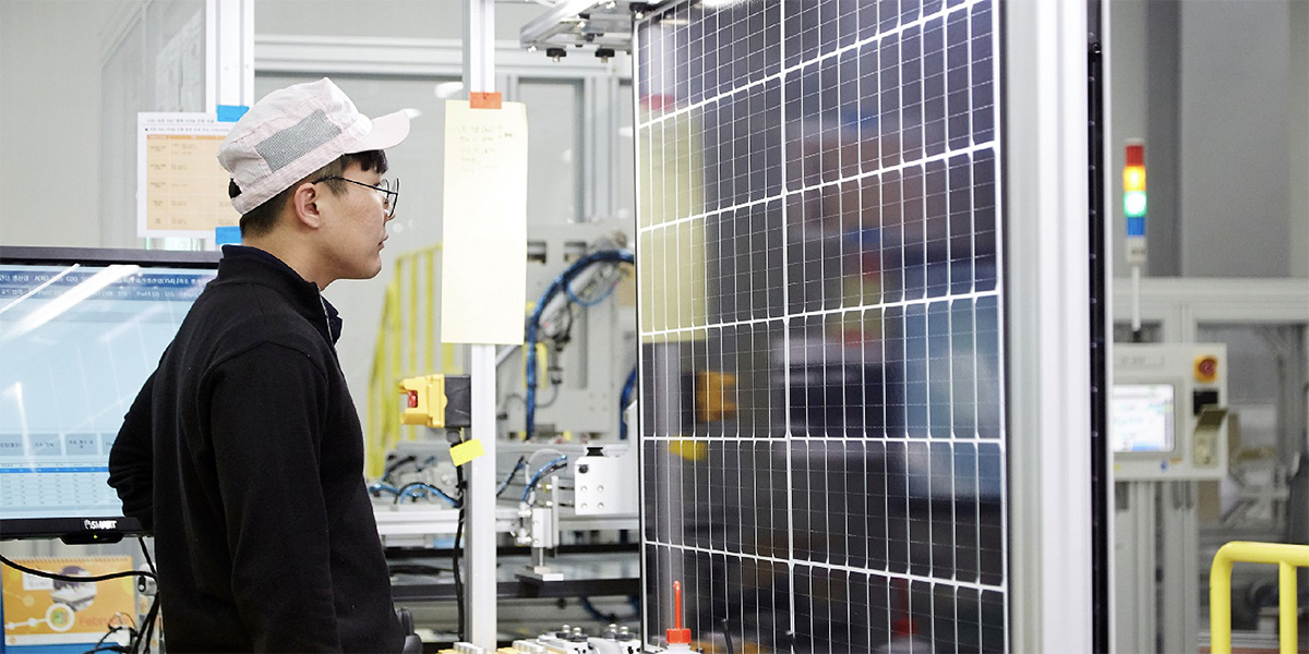 Hanwha Qcells is known for its high quality solar modules globally.